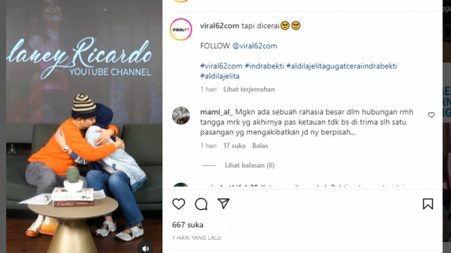 So Sweet, Indra Bekti ke Aldila Jelita: Emang Kamu Tuh Tercipta Buat Aku
