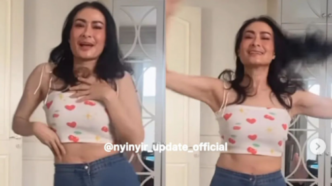 Iis Dahlia Goyang India Pakai Baju Crop Top, Netizen Singgung Perasaan Anak dan Suami