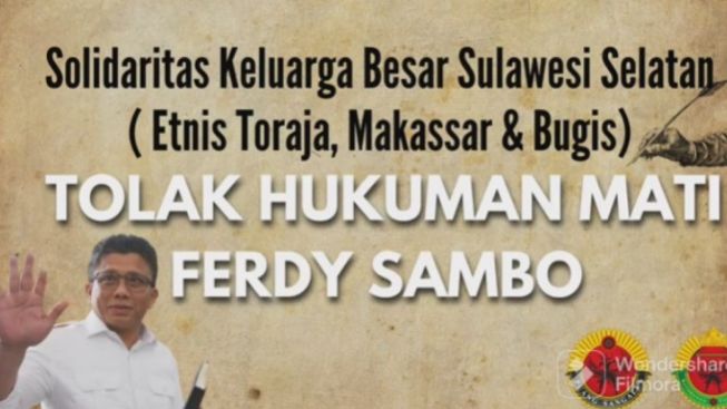 Surat Terbuka Ketua Yayasan Keturunan Tomanurung Sulawesi Selatan Tolak Hukuman Mati Ferdy Sambo