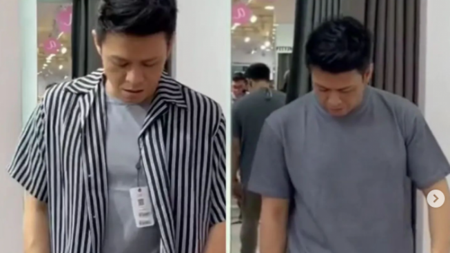 Coba Beberapa Pakaian di Fitting Room, Ariel Noah Disebut Makin Tampan, Warganet Singgung Kasus Pornografi