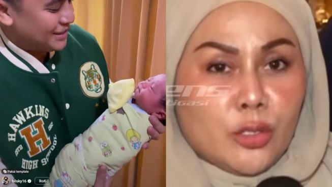 Heboh Billy Syahputra Gendong Bayi, Mak Vera: Gak Tau Juga Ya Kalau Itu