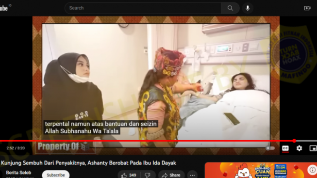 CEK FAKTA: Ibu Ida Dayak Berhasil Sembuhkan Ashanty