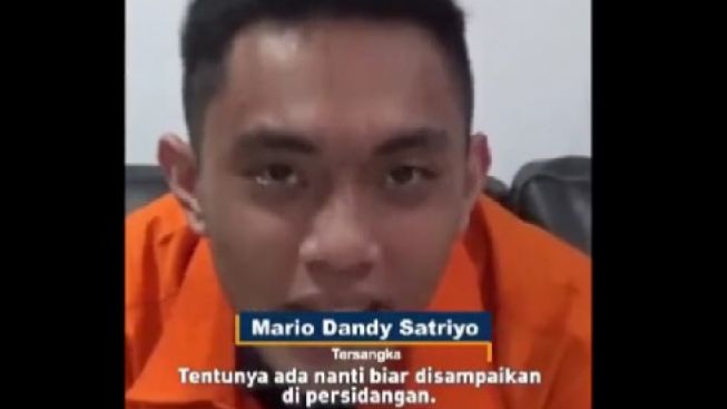 Mario Dandy Senyum-senyum Saat Minta Maaf ke David Ozora, Netizen: Sepertinya Hukuman Bagi Dia Hanya Main-main