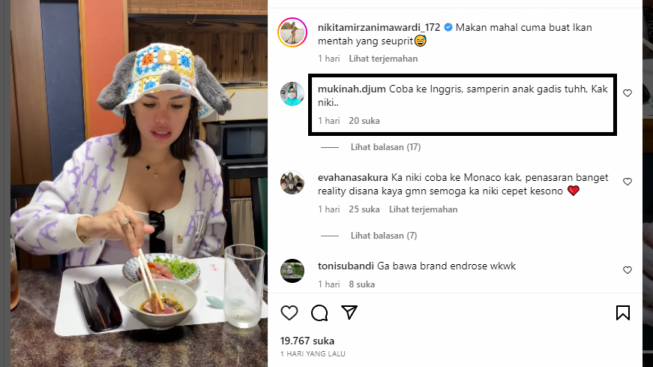 Nikita Mirzani Ditegur Netizen Buat Hampiri Lolly di Inggris: Samperin Anak Gadis Tuh