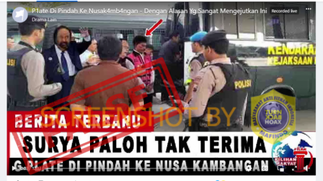 CEK FAKTA: Johnny G Plate Dipindah ke Nusakambangan dengan Alasan Mengejutkan