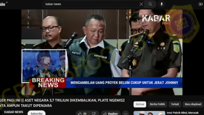 CEK FAKTA: Johnny G Plate Minta Ampun Takut Dipenjara