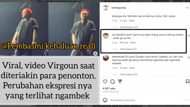 Netizen Sebut Pamor Virgoun Bakal Hilang Karena Ulahnya Sendiri: Sadar Gak Ya Dia