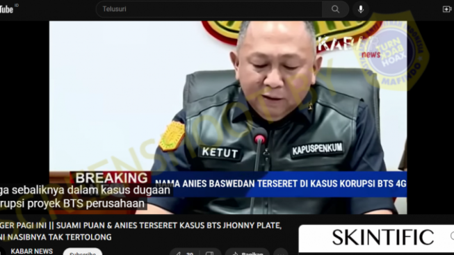 CEK FAKTA: Suami Puan Maharani dan Anies Baswedan Terseret Kasus BTS 4G