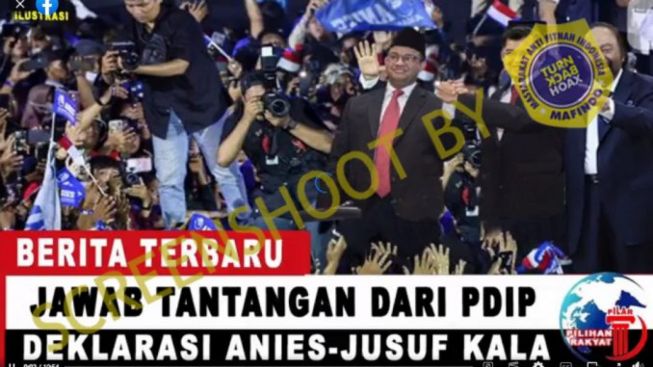 CEK FAKTA: NasDem dan PKS Deklarasikan Anies-Jusuf Kalla