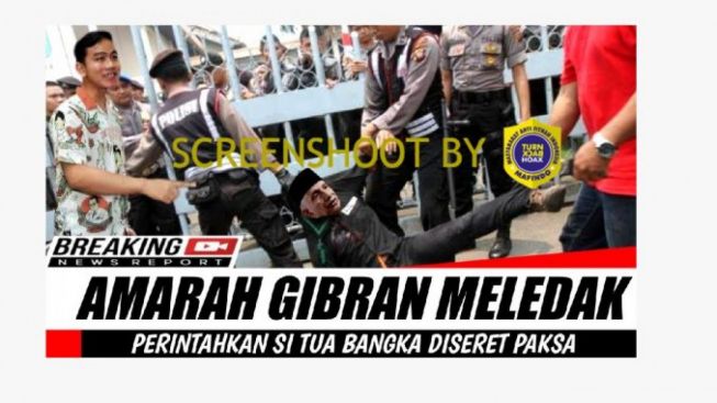 CEK FAKTA: Emosi, Gibran Perintahkan Amien Rais Diseret Paksa