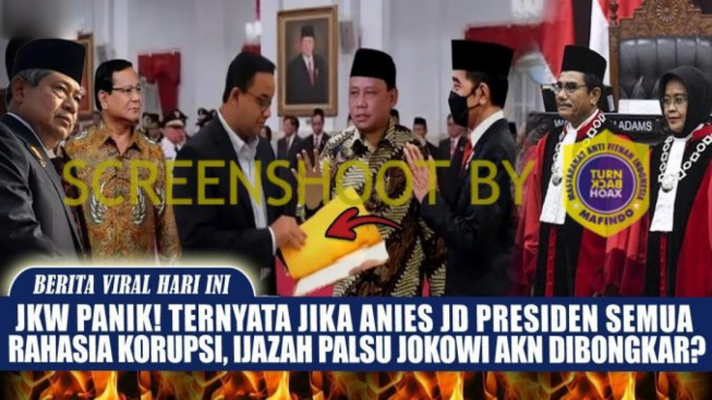 CEK FAKTA: Jika Jadi Presiden, Anies Bongkar Korupsi Era Jokowi, IKN Baru Dibatalkan
