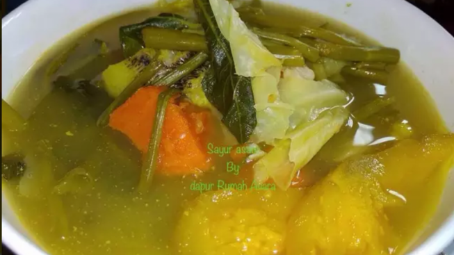 Cara Membuat Sayur Asam Khas Kutai, Nikmat Disantap Siang Hari
