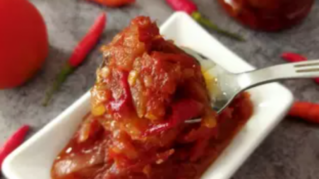 Sanga Cabek Bawang Bombay, Sambal Khas Kutai yang Menggugah Selera