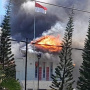 Kantor Bupati Pohuwato Gorontalo Dibakar Massa, Gedung DPRD Pohuwato Dirusak