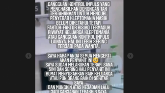 Muncul Akun Mariana Ahong yang Curi Cokelat dan Sampo, Akui Dirinya Idap Kleptomania: Semoga Ini Ganjaran untuk Saya Sembuh