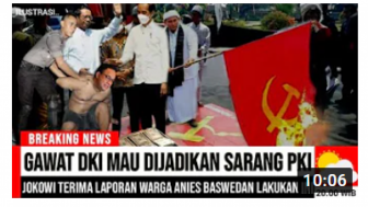 Cek Fakta: Jokowi-Polri Berhasil Endus Siasat Licik Anies Baswedan, Gawat..DKI Mau Dijadikan Sarang PKI, Benarkah?