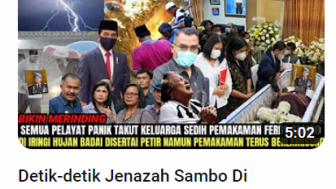 Cek Fakta: Detik-detik Jenazah Ferdy Sambo Disambar Petir Saat Hendak Hendak Dimakamkan, Benarkah?