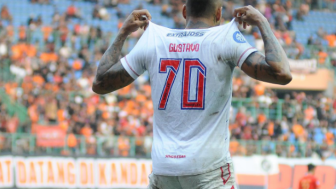 Profil Gustavo Almeida, Striker Haus Gol Milik Arema FC yang Bikin Persija Gigit Jari