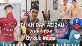 Lirik Lagu Ciptaan Aldi Taher Spesial untuk Pasangan Bucin Pratama Arhan-Azizah