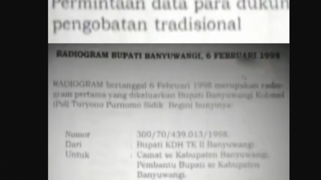 Apa Itu Tragedi Ninja Banyuwangi 1998 yang Diminta Warganet untuk Dibongkar Bjorka?