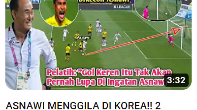 Cek Fakta: Asnawi Mangkualam Cetak 2 Gol di Laga Debut Bersama Jeonnam Dragons, Benarkah?