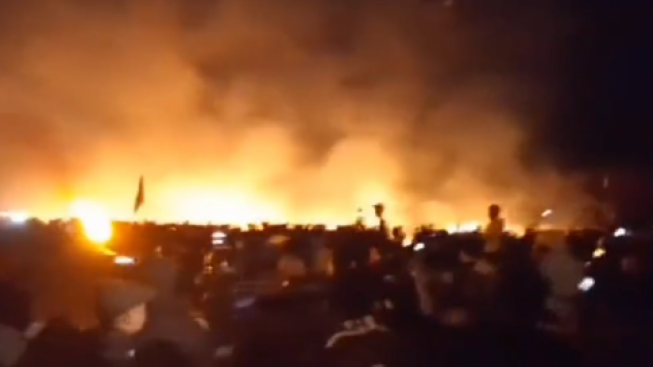 Viral Video Rumput Stadion Terbakar Pada Peringatan 1 Tahun Tragedi Kanjuruhan, Polisi Buka Suara