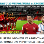 Cek Fakta: Jadwal Resmi Indonesia vs Argentina Dilanjutkan Timnas U-20 vs Portugal, Benarkah?