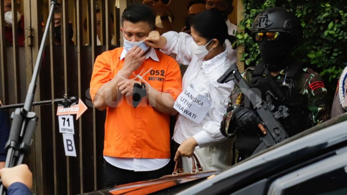 Rekonstruksi Pembunuhan Brigadir J ; Ferdy Sambo ; Putri Candrawathi [Foto Istimewa - Suara.com/Alfian Winnato]