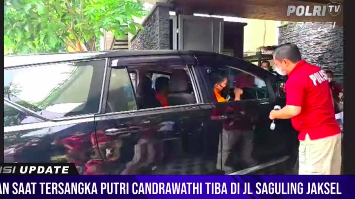Rekonstruksi pembunuhan Brigadir yang digelar oleh Polri beberapa waktu lalu. [Foto Istimewa - tangkapan layar]