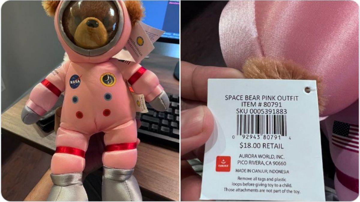 Boneka souvenir NASA