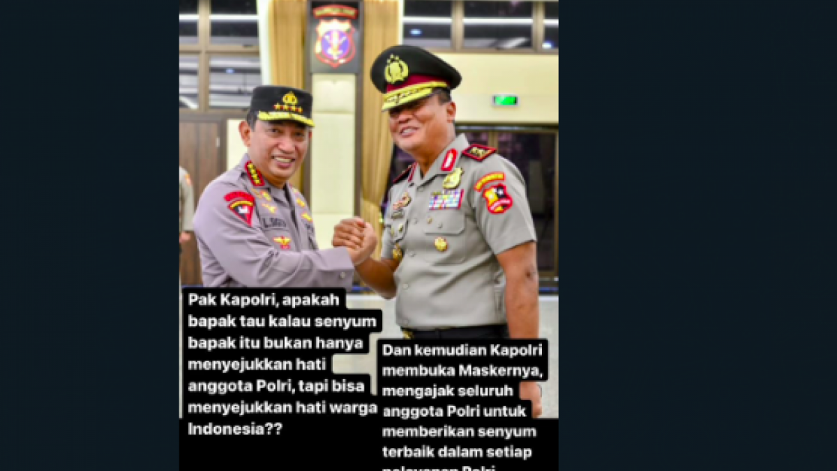 Irjen Pol Kirshna Murti berjabat tangan dengan Kapolri Jenderal Listyo Sigit Prabowo [Foto Tangkapan Layar Akun Instagram Kirshna Murti]