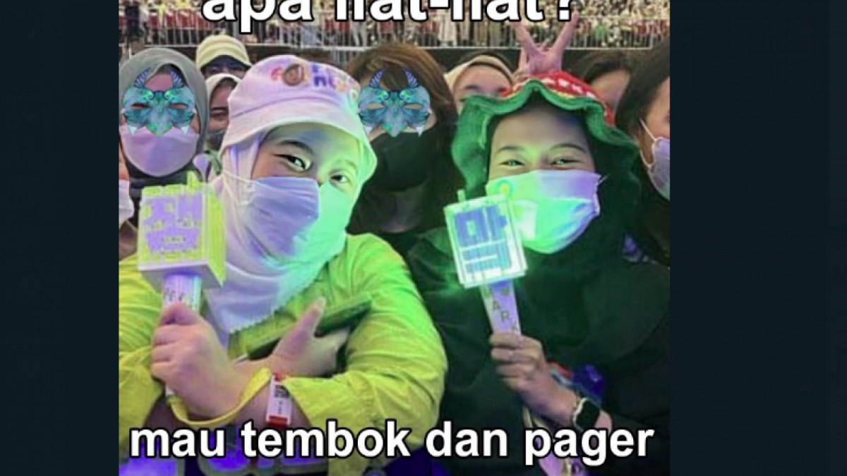 Banyak netizen di Twitter yang menuduh dua orang ini menjadi biang rusuh di Konser NCT 127 hingga berujung dibubarkan [Foto: Media Sosial Twitter]