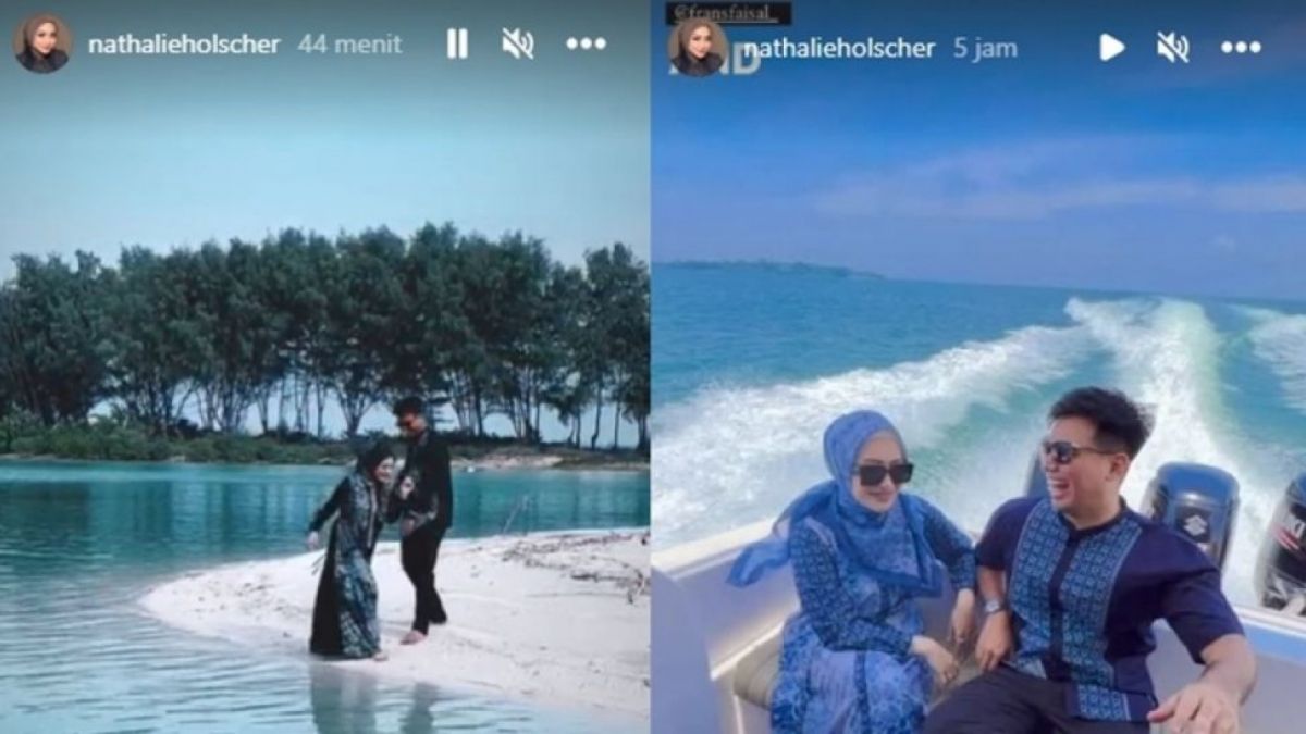 Kebersamaan Nathalie Holscher dan Frans Faisal pada saat dikabarkan sedang dekat. [Foto: Dok Pribadi Instagram Nathalie Holscher]