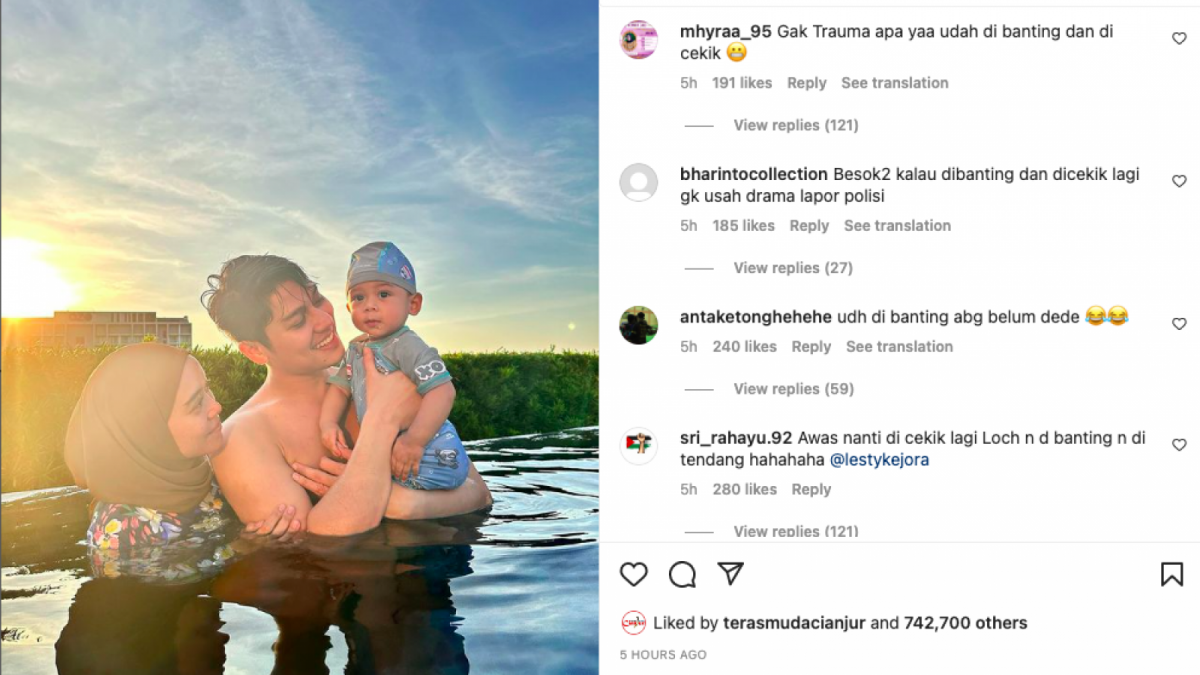 tangkapan layar Intagram Lesti Kejora