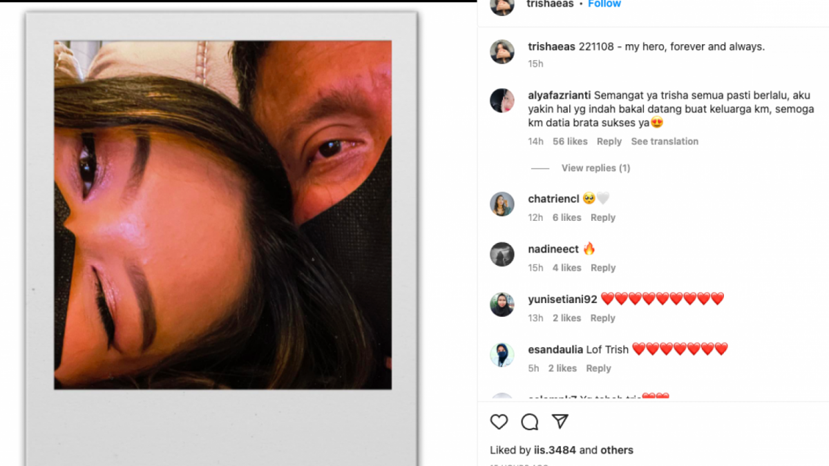 Trisha Eungelica Ardyadana Sambo anak dari Ferdy Sambo memposting sebuah momen ketika dirinya bersama sang ayah [Foto: Dok Instagram Trisha]