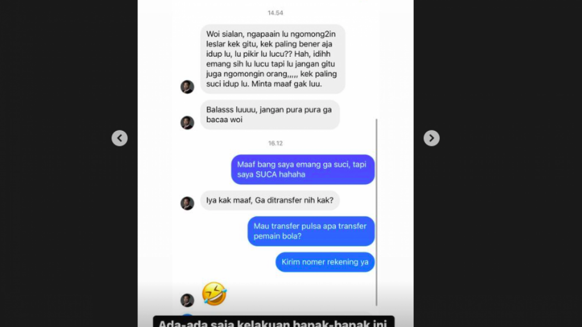Instastory dari Kiky Saputri yang mendapatkan hujatan dari Denny Sumargo. [Foto: Tangkapan Layar Instagram Kiky Saputri]
