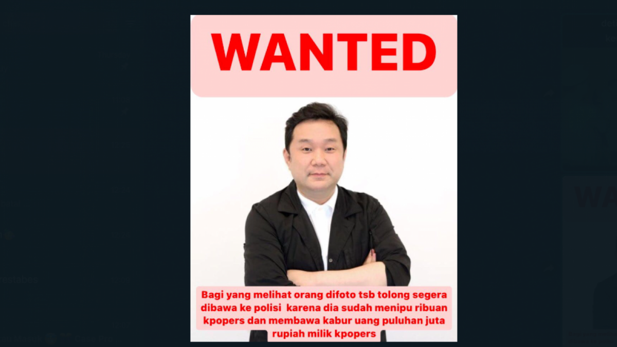 CEO PT Coution Live Indonesia, Park Jai Hyun [Foto: Twitter]