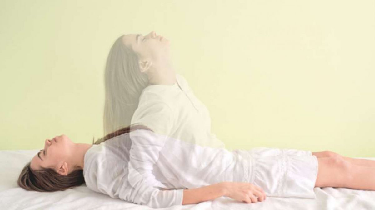 Ilustrasi bayangan seorang gadis yang sedang tidur (Shutterstock).