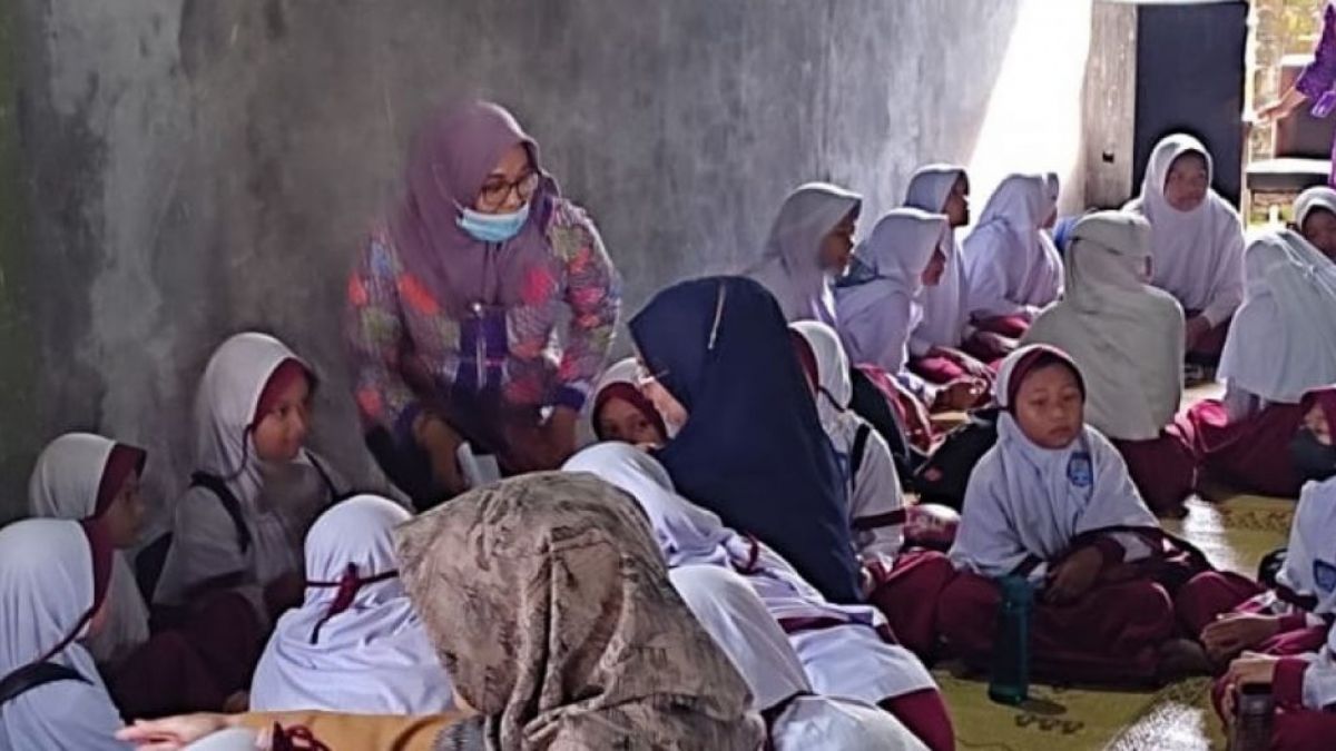 Murid SD Muhammadiyah Bogor, Playen [Kontributor Suarajogja.id/ Julianto]