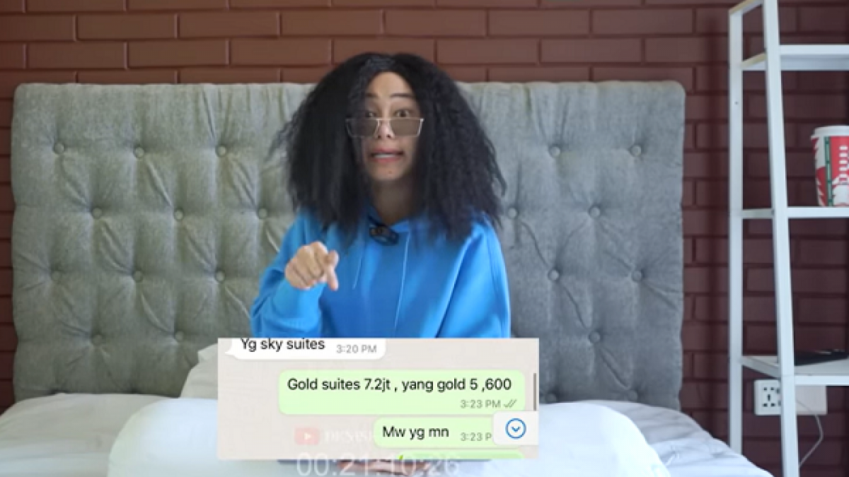Denise Chariesta bongkar bukti chatnya dengan Regi Datau [YouTube Denise Chariesta]
