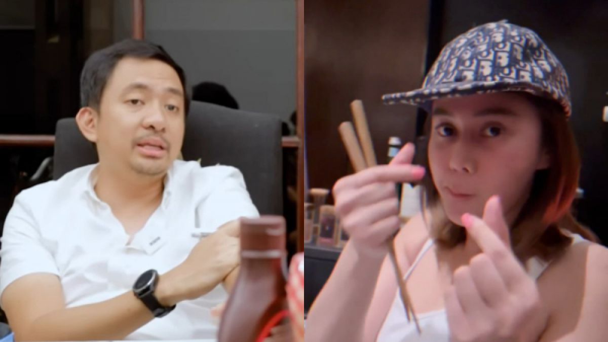 Cara Regi Datau mengambil hati Denise Chariesta [(YouTube Ayu Dewi, Instagram @denisechariesta91)]