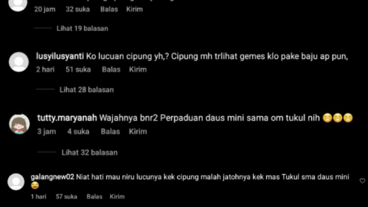 Hujatan netizen pada Baby L [Instagram @rizkybillar]