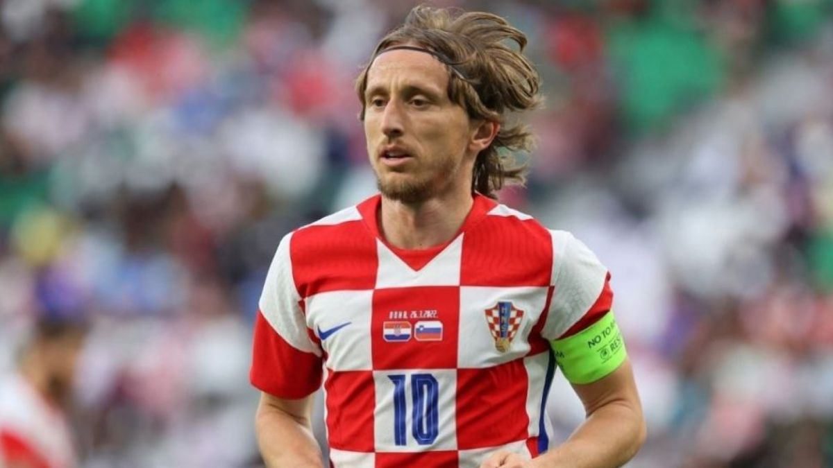 Gelandang Timnas Kroasia, Luka Modric. [Foto: Suara.com /KARIM JAAFAR - AFP]