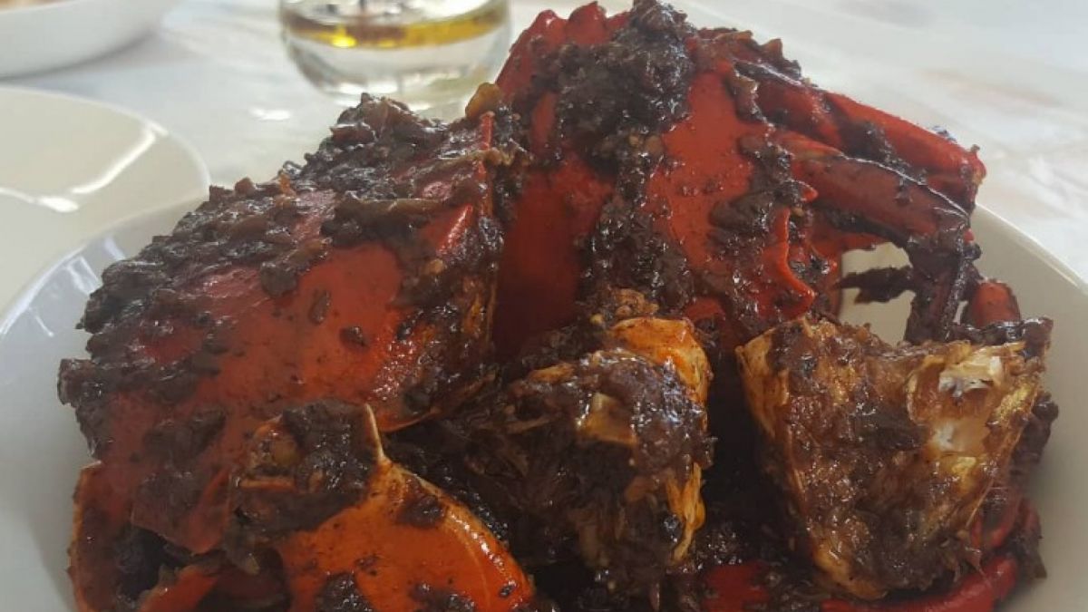 Kepiting Merah Pedas yang bisa anda temui di Cianjur. [(Instagram/@michelleoey_)]
