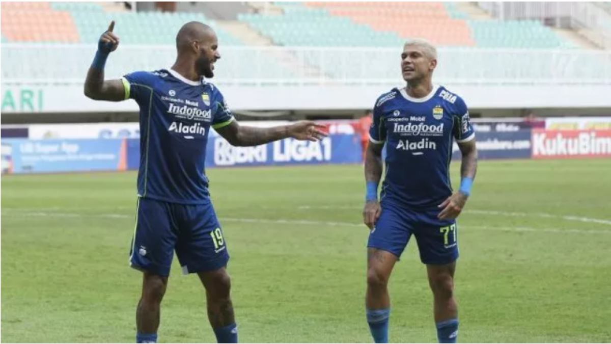 Duet maut Persib Bandung saat ini, David Da Silva dan Ciro Alves [Suara.com/Dok. Liga Indonesia Baru]