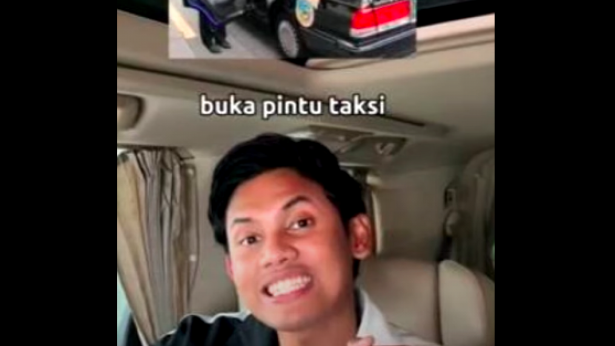 Ibnu Wardani menyebut kalau baru buka pintu taksi di Jepang senilai 1,4 juta. Hal ini menjadi bahan hujatan dari netizen. [Foto: Tangkapan Layar Media Sosial Tiktok.]