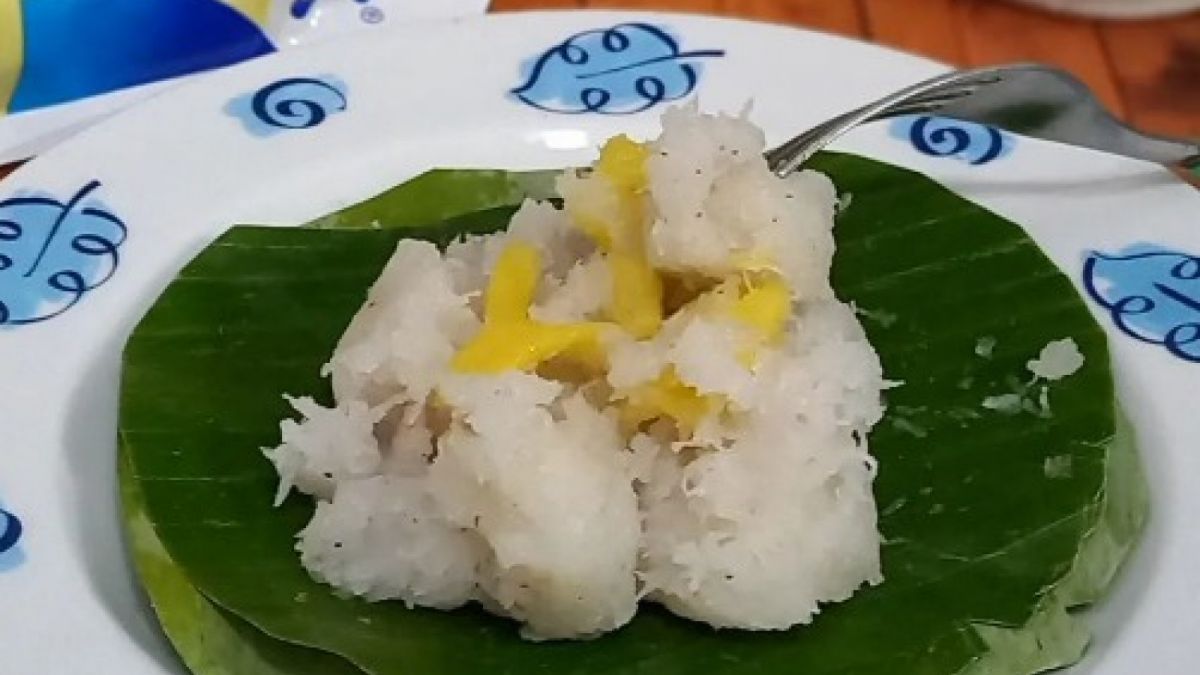 Ilustrasi kicak, beras ketan dengan irisan nangka sebagai topping. [(Instagram/@uphiek_budoti)]