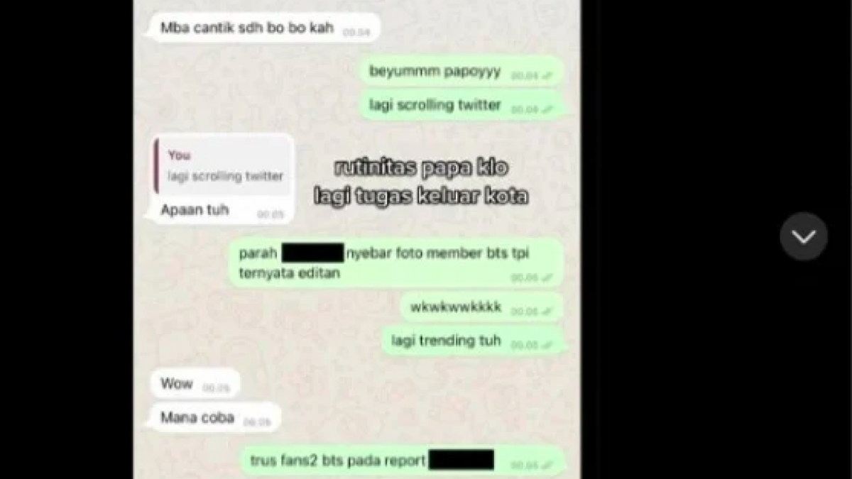 Percakapan antara Ferdy Sambo dan anak sulungnya Trisha Eungelica yang begitu penuh lembut dan membuat sedih netizen. [Foto:Tangkapan Layar Tiktok]