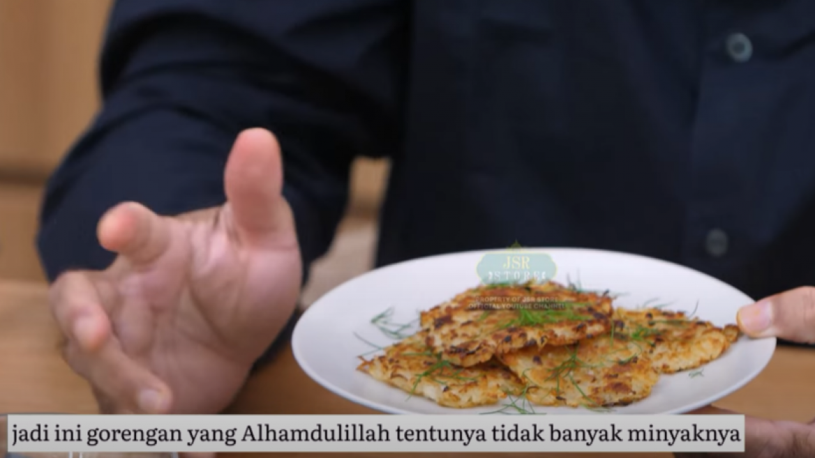 Gorengan sehat ala Dr Zaidul Akbar [(Tangkapan layar dr Zaidul Akbar)]