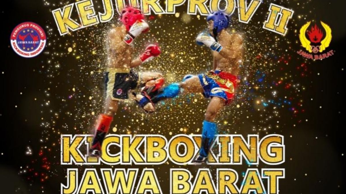 Pamflet dari kejuaraan Porprov Kickboxing Jawa Barat 2021 [Istimewa]